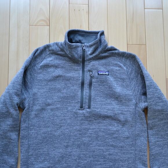 Patagonia Quarter Zip Fleece Pullover Gray Size M - Picture 2 of 5